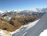 19 Lugulu, Chako, Pokarkang, Ratna Chuli, Himlung Himal, Cheo Himal, Gyaji Kang To The East From Chulu Far East Summit Panorama 